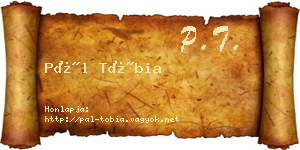 Pál Tóbia névjegykártya